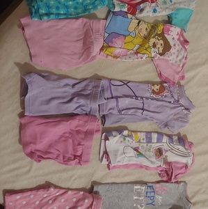 3t girls pajama short bundle